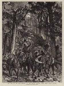 La Guerra en el Este, Retiro del Tren de Equipajes Servio por el Monte Jovalor